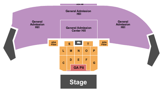 Thunder Ridge Nature Arena Thunder Ridge Seating Chart