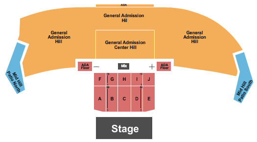 Thunder Ridge Nature Arena Thunder Ridge Seating Chart